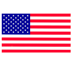 amerikanische Flagge als Symbol für die Gründung von heimatec Inc. in den USA