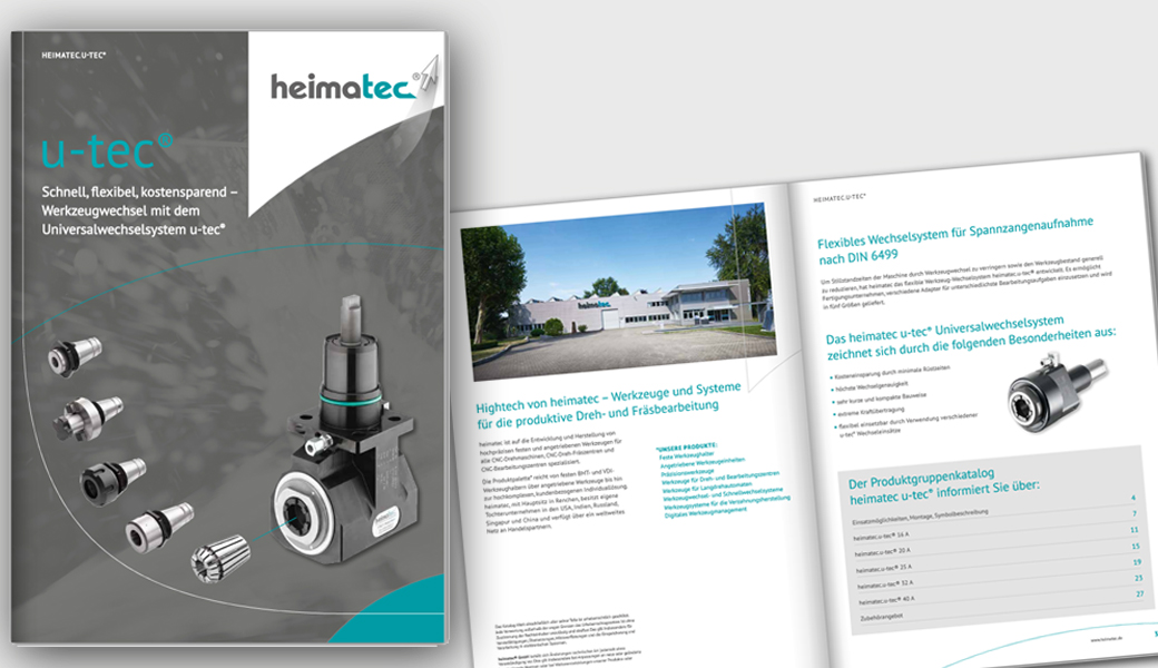 Einblick in den u-tec Katalog, der zum Download zur Verfügung steht.