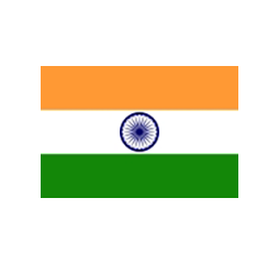 Indian flag with hint to the heimatec subsidary